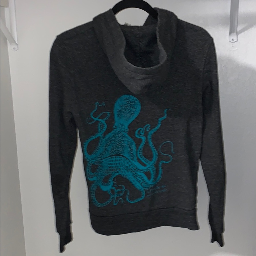 Octopus Zip Up Hoodie